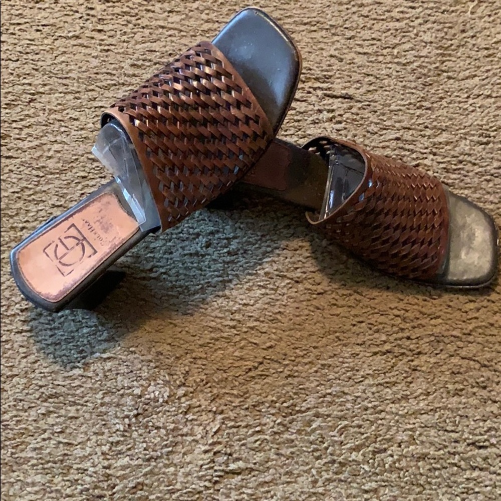 Cole Haan woven heeled sandals
